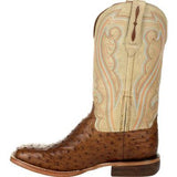 Women's genuine ostrich leather boots