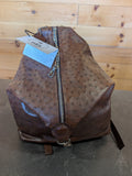 Ostrich Leather Backpack