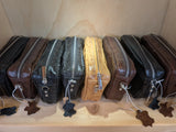 Ostrich Leather Cosmetic Bag
