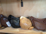 Ostrich Leather Large Cross Body Bag