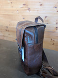 Ostrich Leather 2 Strap Backpack