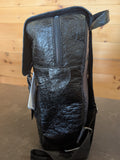 Ostrich Leather 2 Strap Backpack