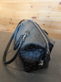Ostrich Leather Large Handbag