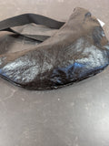 Ostrich Leather Large Cross Body Bag