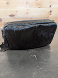 Ostrich Leather Cosmetic Bag