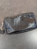 Ostrich Leather Cosmetic Bag