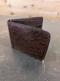 Ostrich Leather Wallet (Fold)