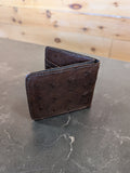 Ostrich Leather Wallet (Fold)