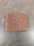 Ostrich Leather Wallet (Fold)