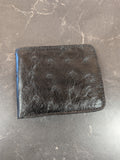 Ostrich Leather Wallet (Fold)