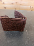 Ostrich Leather Wallet (Button)