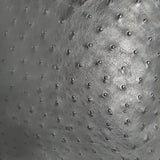 Square Genuine Ostrich Leather Pillow