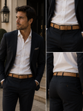 Ostrich Leather Men's Belts