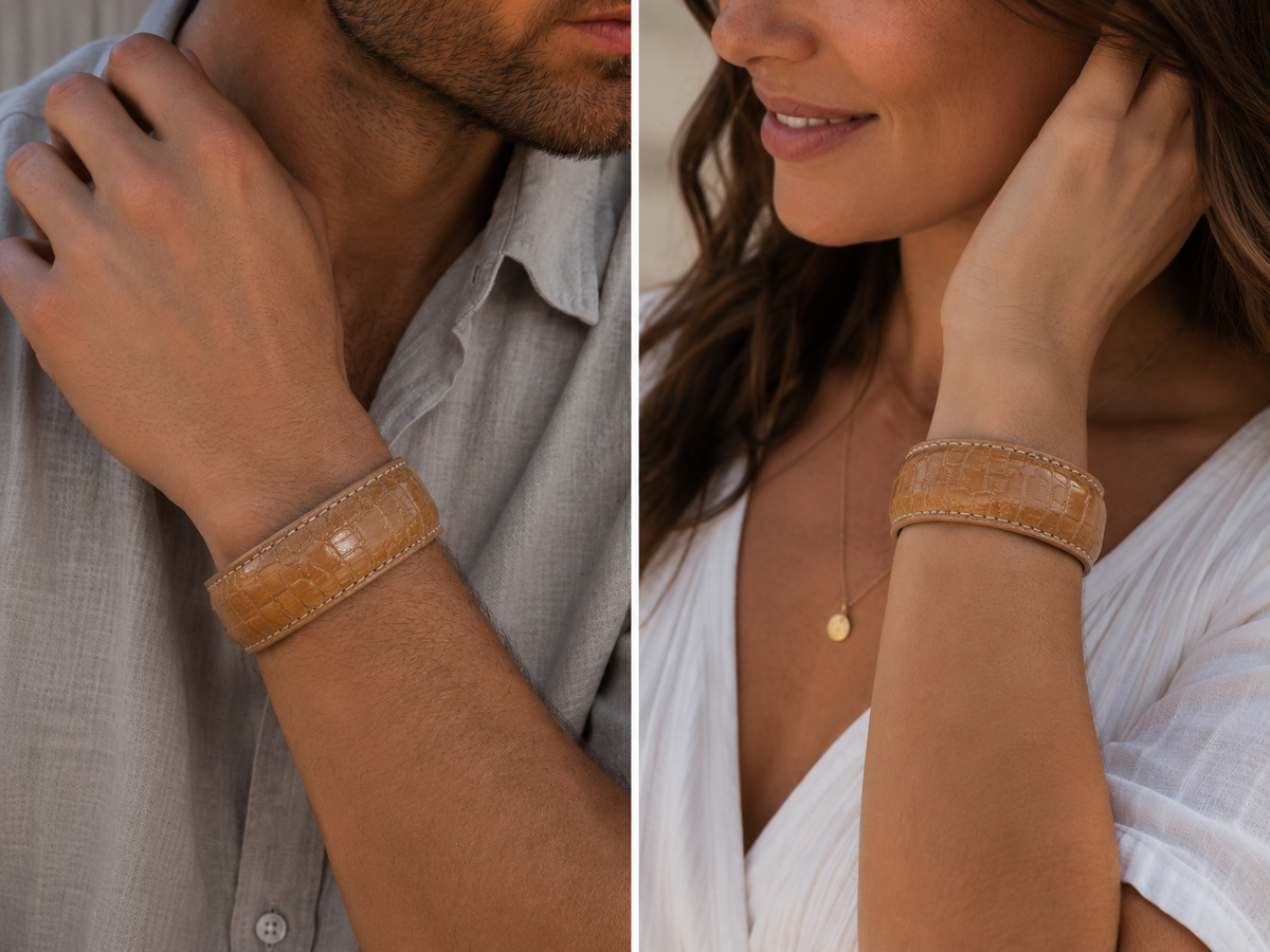 Ostrich Leather Bracelets
