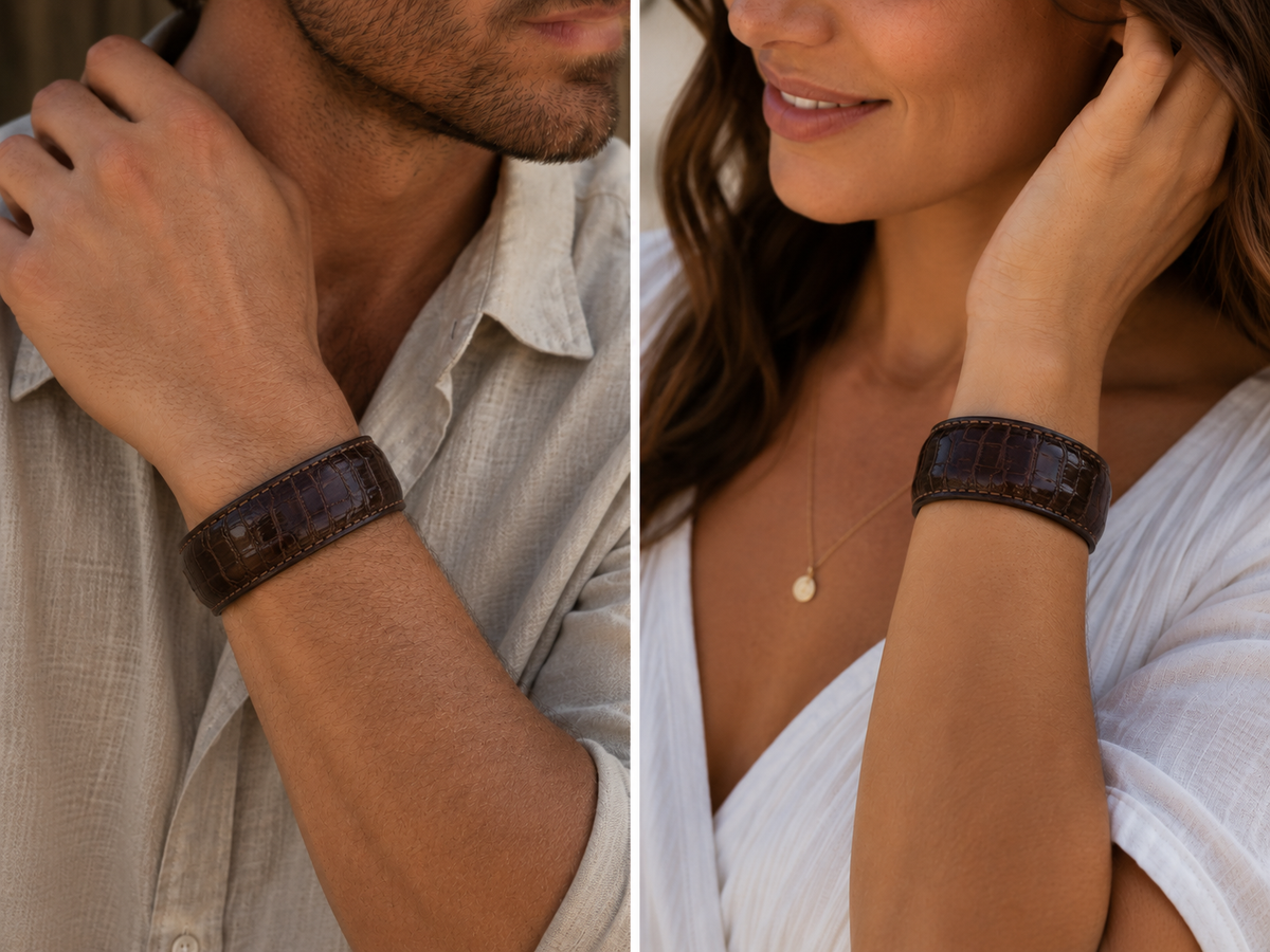 Ostrich Leather Bracelets