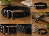 Ostrich Leather Dog Collar