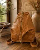 Ostrich Leather Backpack