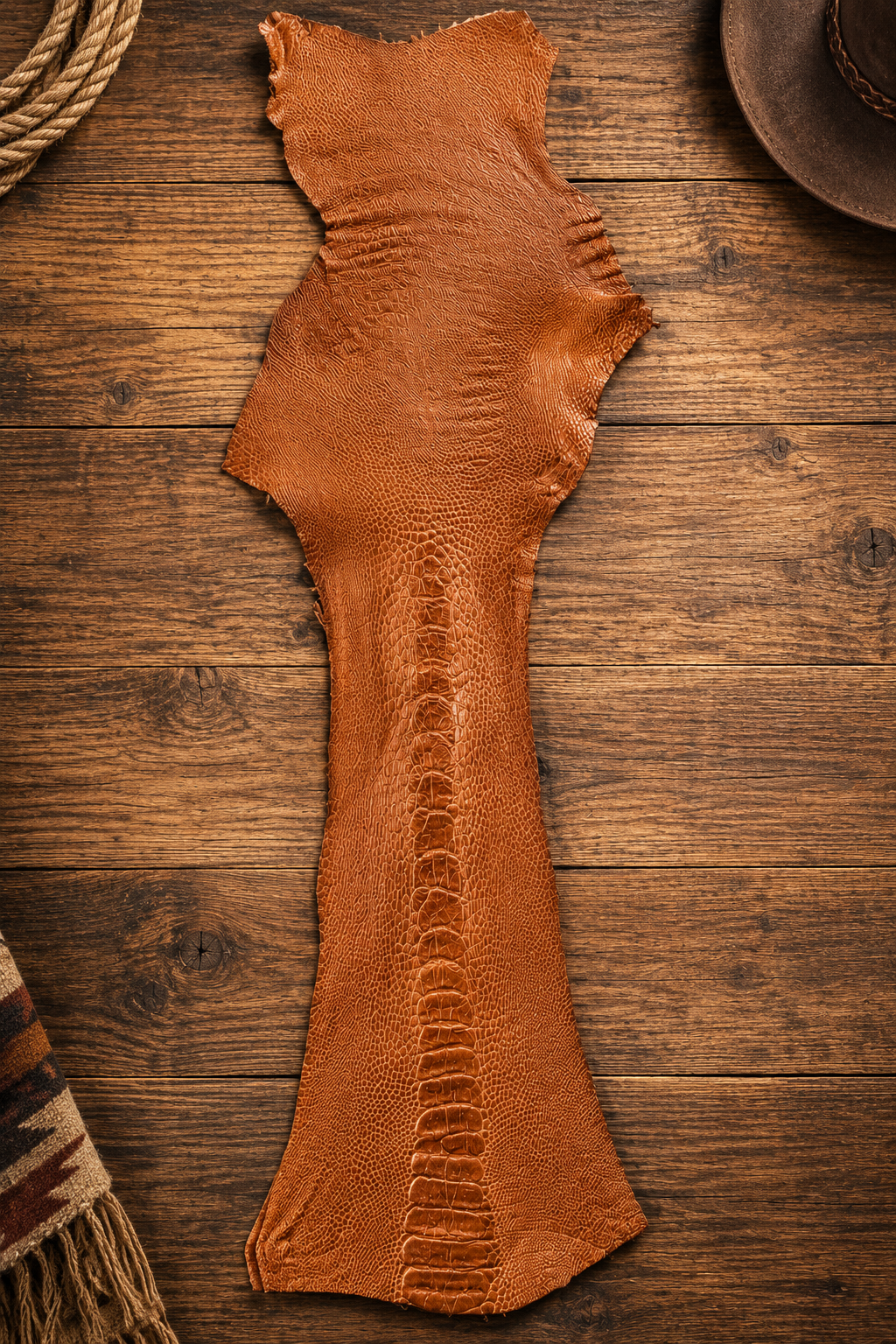 Canadian Ostrich Leg Leather