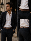 Ostrich Leather Men's Belts
