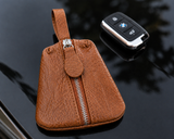 Ostrich Leather Key Holder