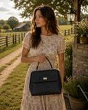 Ostrich Leather Handbag