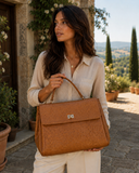 Ostrich Leather Handbag