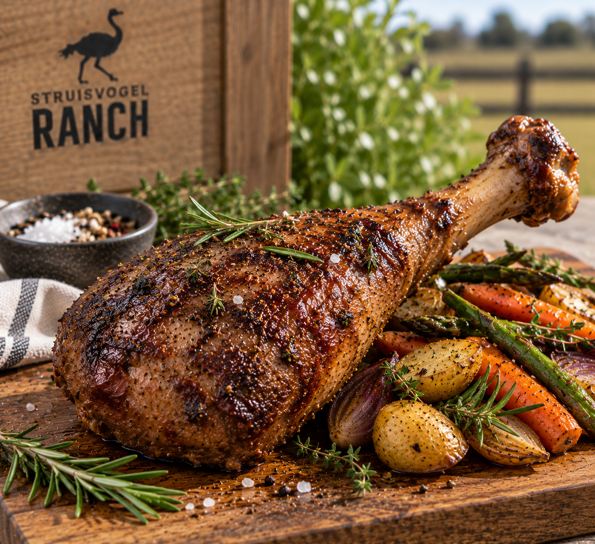 Whole Ostrich Leg (Drumstick)