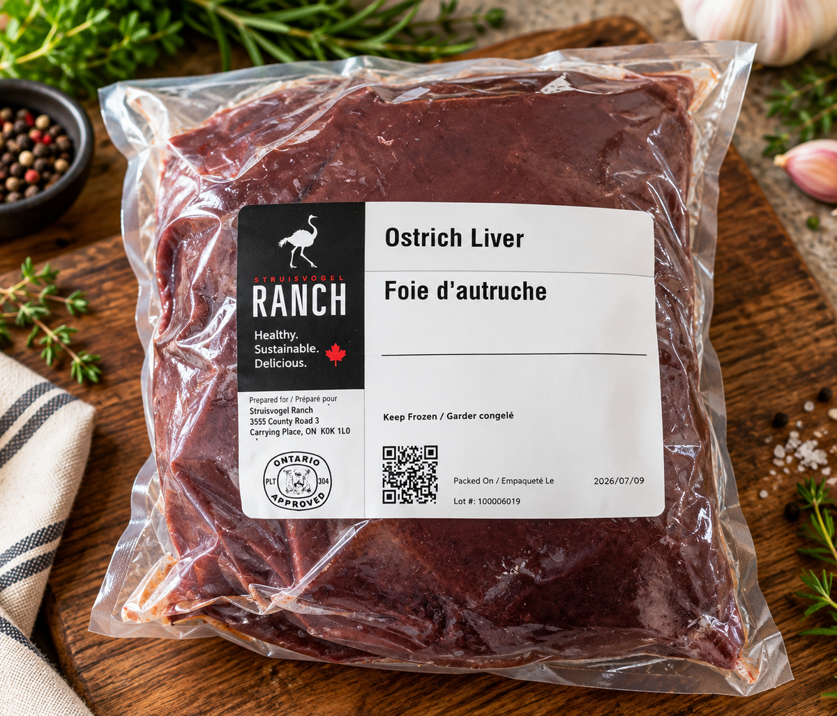 Ostrich Liver