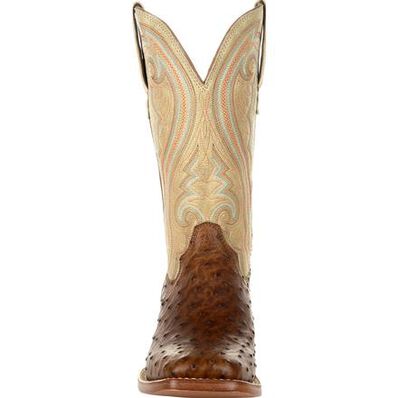 Women's genuine ostrich leather boots