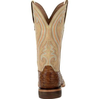 Women's genuine ostrich leather boots
