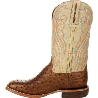 Women's genuine ostrich leather boots
