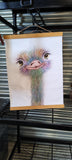 Ostrich canvas art