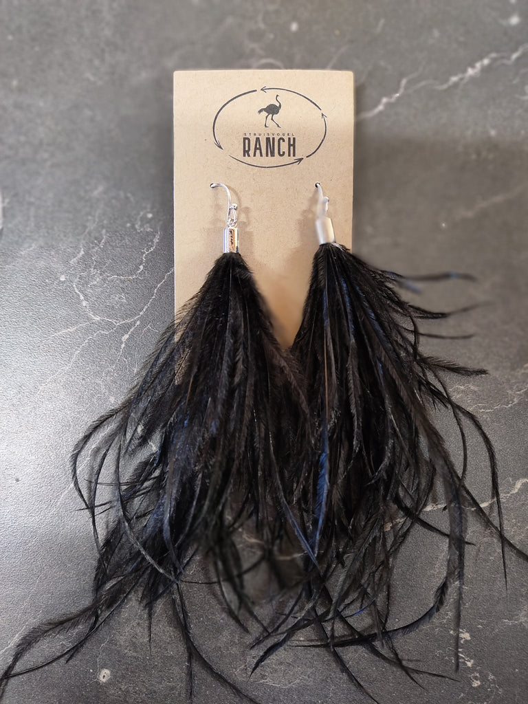 Buy Dark Blue Ostrich Feather Earrings, Long Navy Blue Feather Earrings,  Dramatic Blue Beaded Fluffy Earrings, Boho Feather Jewelry Gift Women  Online in India - Etsy