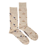 Men's ostrich socks
