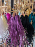 Ostrich feather necklace