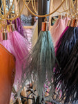 Ostrich feather necklace