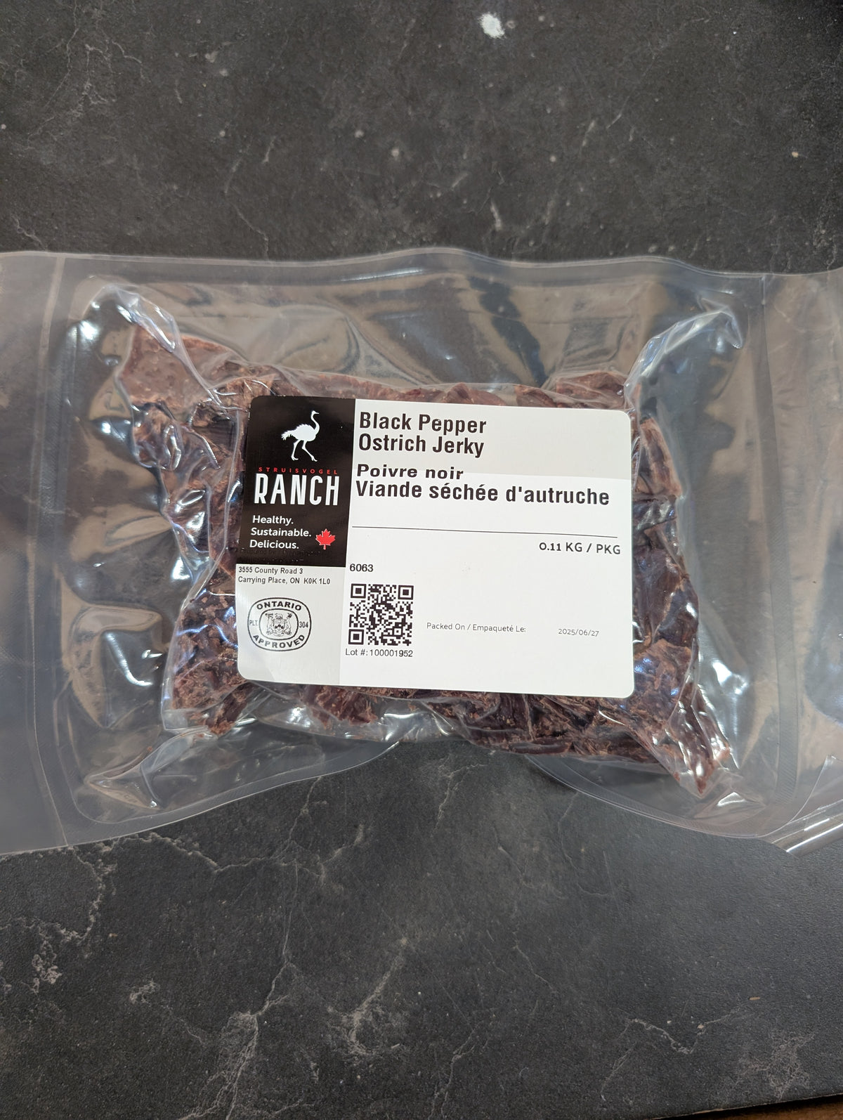 Ostrich Jerky