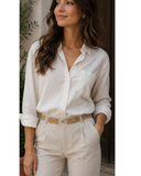 Ostrich Leather Women's Stretch Belts