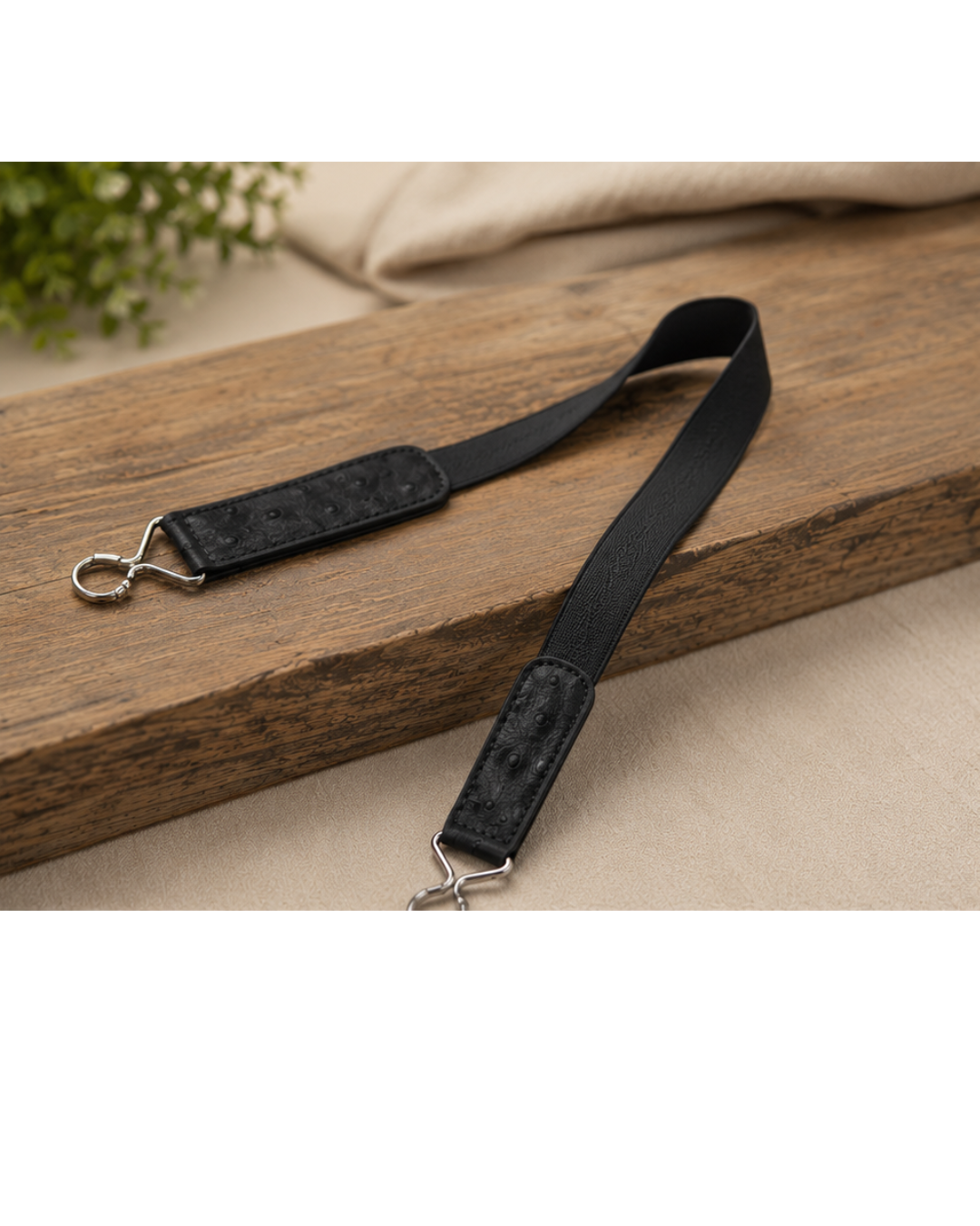 Ostrich Leather Women's Stretch Belts