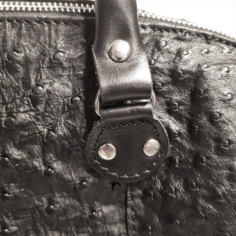 Large Genuine Ostrich Leather Purse