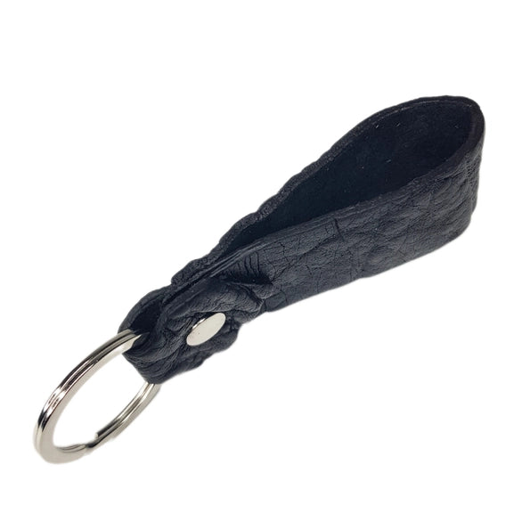 Ostrich Leather Keychain